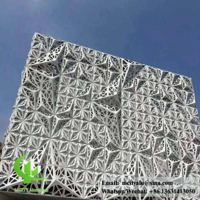 China Architekturfassadenaluminium 3D Laser schnitt Aluminiumplatten, dekorative Fassade im Freien zu verkaufen