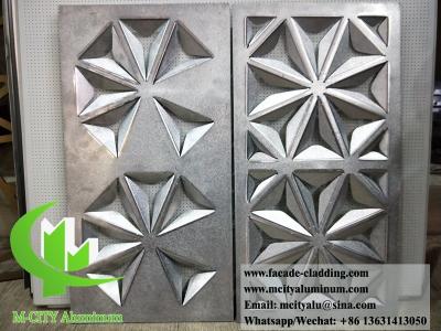 China Laser Cut CNC Cutting Aluminium Wall Cladding Panels Formed Panel for sale