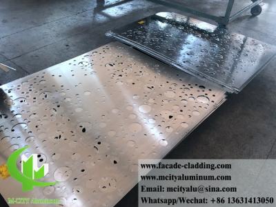 China CNC Laser Cut Aluminum sheet Exterior Cladding Sheets Building Cladding Panels for sale