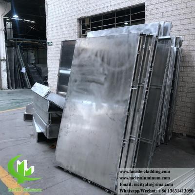 China El polvo externo cubrió al proveedor modificado para requisitos particulares la fachada de aluminio del revestimiento del metal del panel del metal en venta