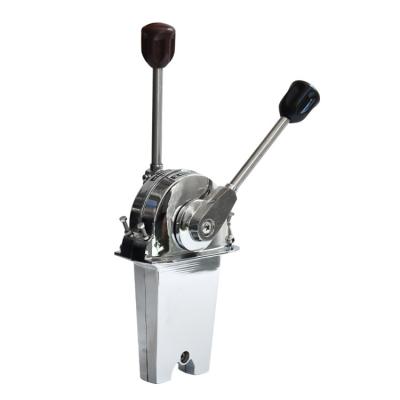 China Description 2023 New Marine Engine Motor Outboard Remote Throttle Dual Lever Controller For Boats Each Boat for sale