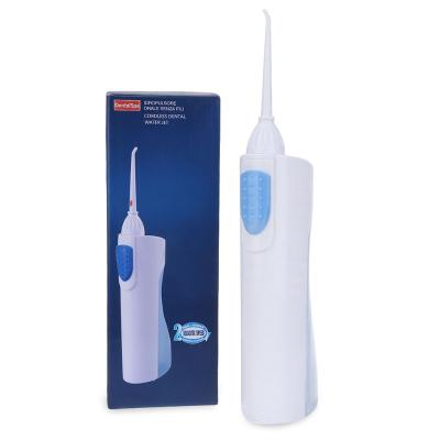 China Water Flosser 165ml Portable Oral Hotel Dental Irrigator Cordless 3 Modes 2 Jet Tips Nozzles Water Flosser for Home and Travel for sale