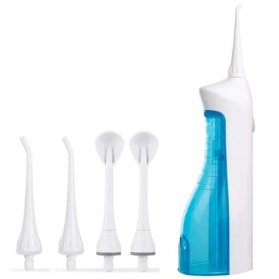 China Hotel Oral Irrigator Water Flosser USB Dental Flosser Teeth Cleaner 3 Jet Tips Oral Hygiene IPX7 4 Modes for sale