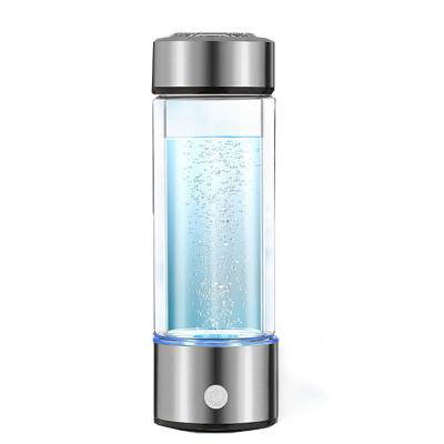 China 420ML Hydrogen Rich Hydrogen Ion Water Glass Hydrogen Rich Cup Hotel Water Generator Refillable Health Cup for sale