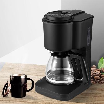 China Hotel 6-Cup Automatic Drip Coffee Maker American Compact Coffee Pot Brewer With Keep Warm and Auto-closed Off Function for sale