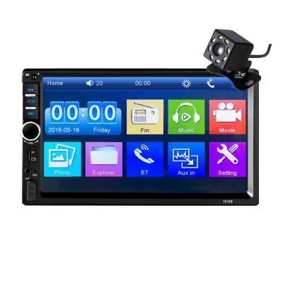 China Smartphone interconnect good quality 7018B 7 player AUX. Thumb Touch Screen Call 1080P FM Radio Handsfree Call 1080P FM Mirror Link HD BT Car MP5 Player for sale