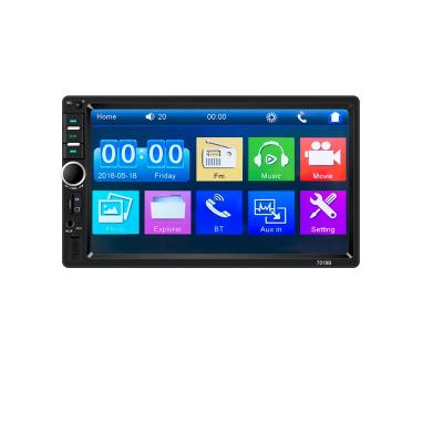 China Stereo 7018B 7 player AUX newcomer 2021. 2Din Touch Screen Car Video FM Stereo Radio Mirror Link Car MP5 for sale