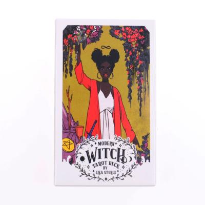 China Entertaiment Deck 78 Cards Hot Sale Modern Paper Witch Tarot Deck 78 Cards Coated Oracle Tarot Card Bundle Romance Tarot Cards for sale