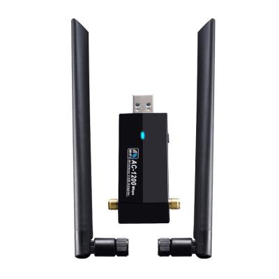 China WS XP/Vista/7/8/10 Dual Band USB Wireless Wlan Stick Adapter 802.11ac wifi dongle 1200M for sale