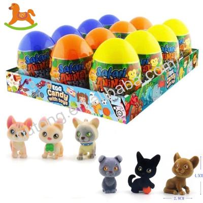 China OEM 6designs PVC Total Cute Collectable Herd Cat Miniature Animal Juguete Figurines Toy Maker for sale