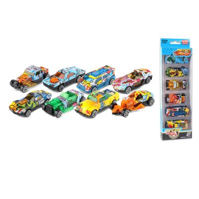 China 1:72 Poor Writing Diecast Toy QTOYS Mini Slippery To Die Cast Car 8 Styles Mixed In One Set For Kids for sale