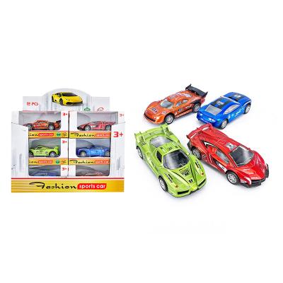 China QTOYS diecast toy catching 1:40 colorful styles alloy car metal mini toy pullback die cast car for kids for sale