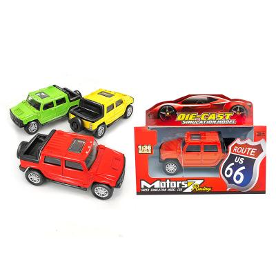 China Diecast Toy QTOYS Die Cast 1:36 To Pull Back Car Toys 4 Wheels Alloy Metal Buggy Car In Box for sale