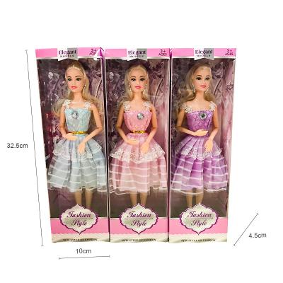 China Softly exquisite most popular 11 inch fashion simple toy doll built for girl for sale