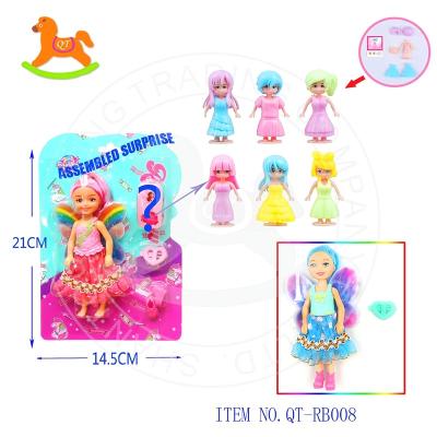 China Fashion Soft Baby - Fairy Doll Set Surprise Set with Plastic Toys 3pcs Set in Blister Card Wholesale for sale