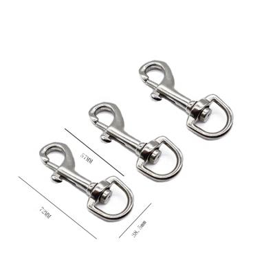 China Hook Ring Dog Buckle Rotating Quick Release Pet Traction Belt Accessories 38.5mm Metal Fastener Zinc Alloy for sale