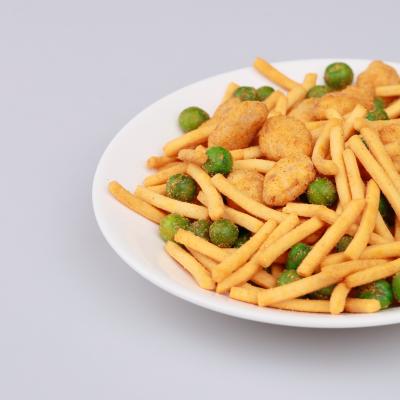 China BBQ Flavor Dry Party Snacks Mixed Oriental Snacks Prawn Crackers Snacks for sale