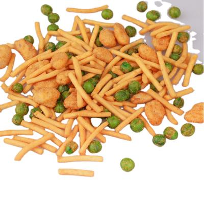 China Mixed Spicy Flavor Dry Fried Rice Crackers Beans Snacks Party Crispy Snacks for sale