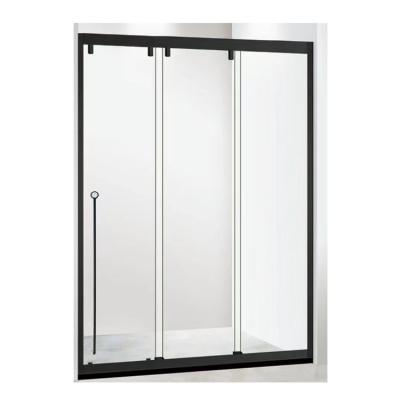 China Modern Hotel Bathroom Sliding Glass Door Shower Enclosure Shower Room Door for sale