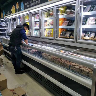 Китай Совмещенный CE витринный шкаф R404A чистосердечный Refrigerated продается