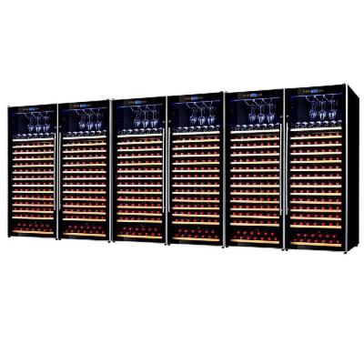 China refrigerador azul de la bodega de 110 botellas LED en venta