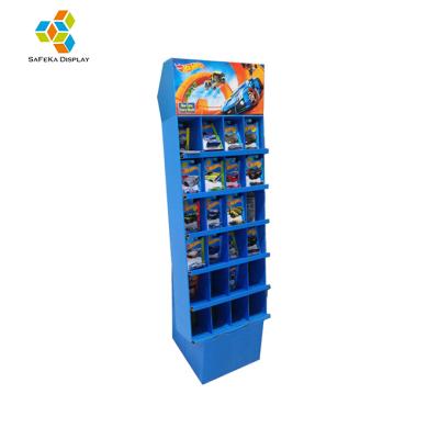 China The supermarket store outlets of the cardboard toy display rack good quality paper cardboard display racks for toys for sale