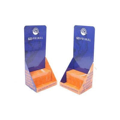 China Recycled Materials Recycled Counter Display Boxes Paper Material Custom Cardboard Presentation Boxes for sale