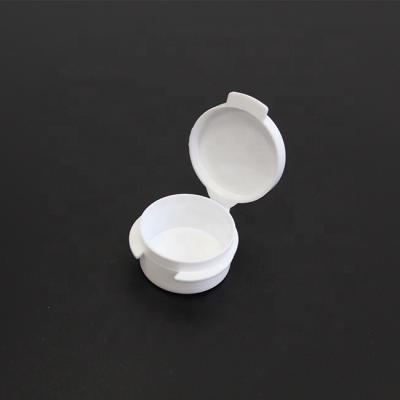 China Cosmetic 5ml Flip Top Plastic Bottle White Cosmetic Packaging With Cap For Eye Cream Jars for sale