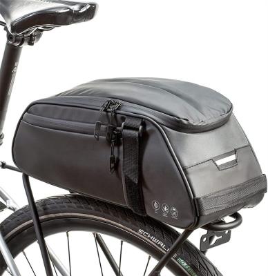 China Large Capacity Bike Bag Thoughtful Travel, 8L Bicycle Trunk Pannier Waterproof Rear Seat Bag for sale