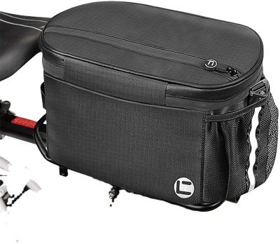 China Large Capacity Bicycle Warmer Bag, 10L Large Capacity Bikes Trunk Cooler Bags With Double Zipper Side Pockets for sale