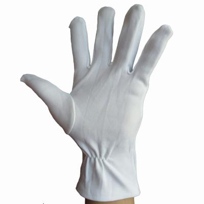 China Simple Elegant Delicate Appearance Design White Nylon Gloves Great For Police Uniform for sale