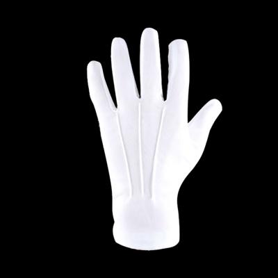 China High Quality White Marching Formal Guard Funeral Parade Gloves Tuxedo Gloves China Cotton Gloves for sale