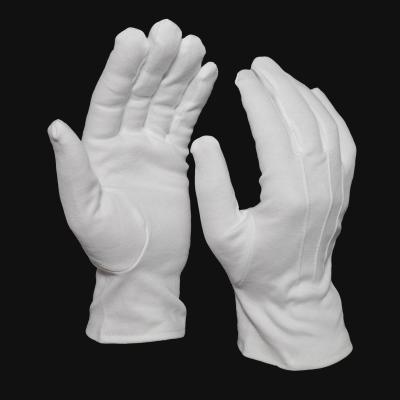 China 5017 Ceremony White Fashion Show Formal 100% Cotton Tag Gloves for sale