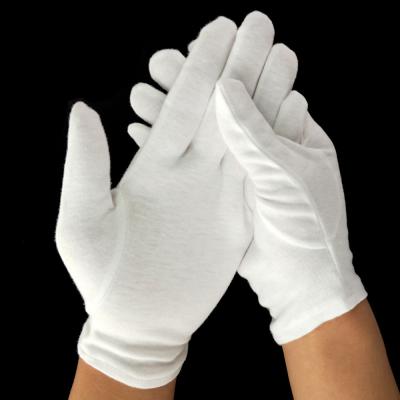 China 5017 Moisture Eczema Cotton Natural White Gloves for sale