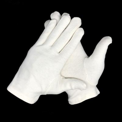 China simple 5017 natural white organic cotton eczema beauty hand gloves moisturizing guantes for sale