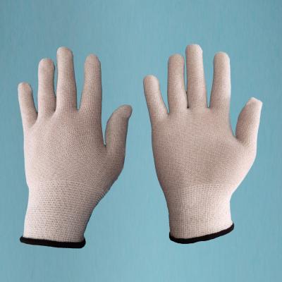 China 5017 13 Gauge Nylon Silver Fiber Hand Gloves Anti Bacterial Guantes for sale