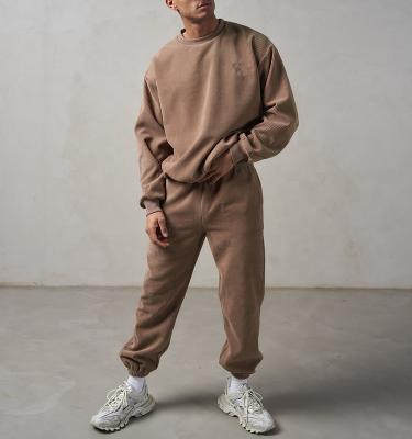 China Hooded jogger sweatsuits men tracksuit sellers compression tracksuits anti-pilling sweatsuit men customized fleece for sale