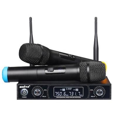 China Hot Selling High Quality Metal Manufacturing Factory UHF Microphone Handheld Professional Wireless Microphone for sale