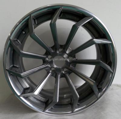 China 3 Piece Aluminum Forged Concave Alloy Wheel For Luxury Car for sale