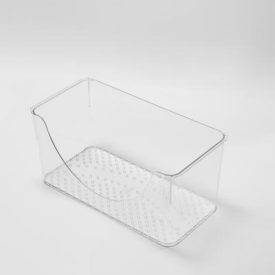 China Viable Wholesale Custom Clear Large Capacity Makeup Cosmetic Face Mask Storage Box for sale