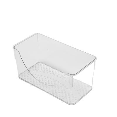 China Viable Custom Wholesale Makeup Organizer Desktop Big Capacity Lipstick Holder Perfume Clear Acrylic Cosmetic Storage Box for sale