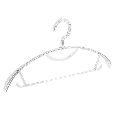 China Wholesale Custom Casual Space Casual Clothing Clear Plastic Hanger for sale