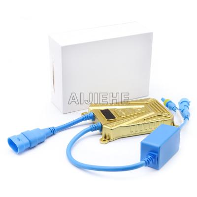 China High quality car xenon lamp shell X1 75W golden canbus hid electronic ballast with fast start xenon HID headlights 6000k for sale