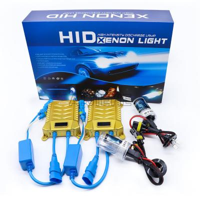 China Univeral autos best quality car hid headlight xenon hid kit h1 h4 h7 h8 35w hid kit xenon hb3 9005 4300k 6000k 8000k 12000k for sale