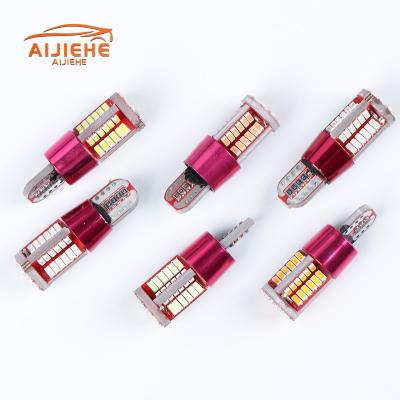 China Car LED Light Bulb Car T10 W5W LED Width Lamp DC 12V Small Clearance License Plate Lights 7 Running Colors 3.6*1.1cm for sale