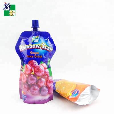 China Special shape spout moisture proof pouch for juice drink for sale