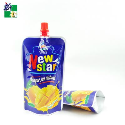 China Aluminum Laminated Food Drink Pouch Metalization Foil Stand Up Juice Jelly Spout Pouch for sale