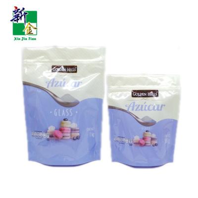 China High Quality Moisture Proof Reusable Self Sealing Sugar Comic Bag With Clear Window for sale