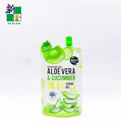 China Prepare Aloe Vera Packaging Stand Up Bag Spout Pouch for sale