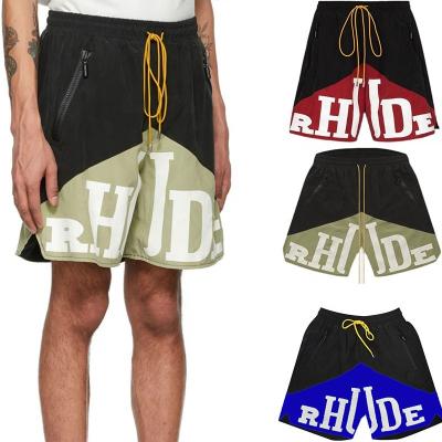 China 2022 Wholesale Fashion Mens Breathable Running Shorts Set Custom Color Matching Mens Summer Basketball Shorts for sale